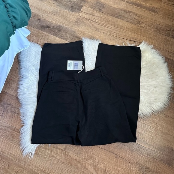 EVERLANE The Way High Drape Pant In Black - Picture 6 of 7